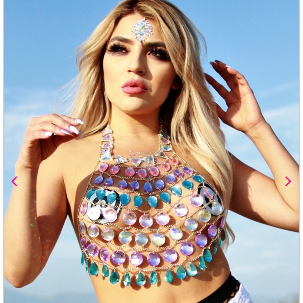 Jewel rave top from RaveWonderland